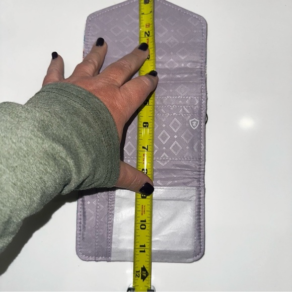 Vera Bradley Ultralight RFID Mini Tri-fold Wallet - Tropical Floral Print - Picture 12 of 12